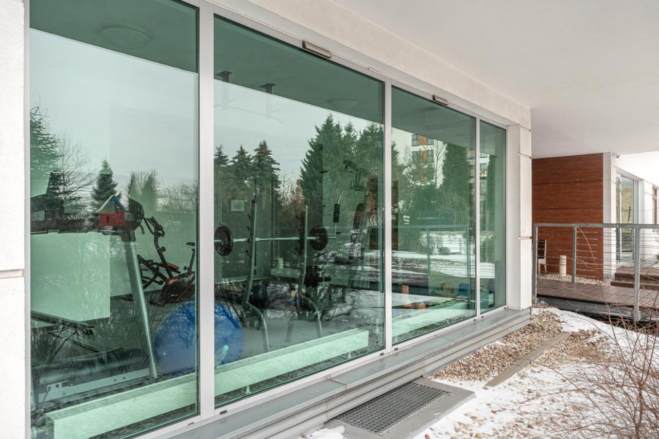 Superapart Wilanowska Apt 20 "Pet-Friendly 1Br Home With Patio Varşova Dış mekan fotoğraf