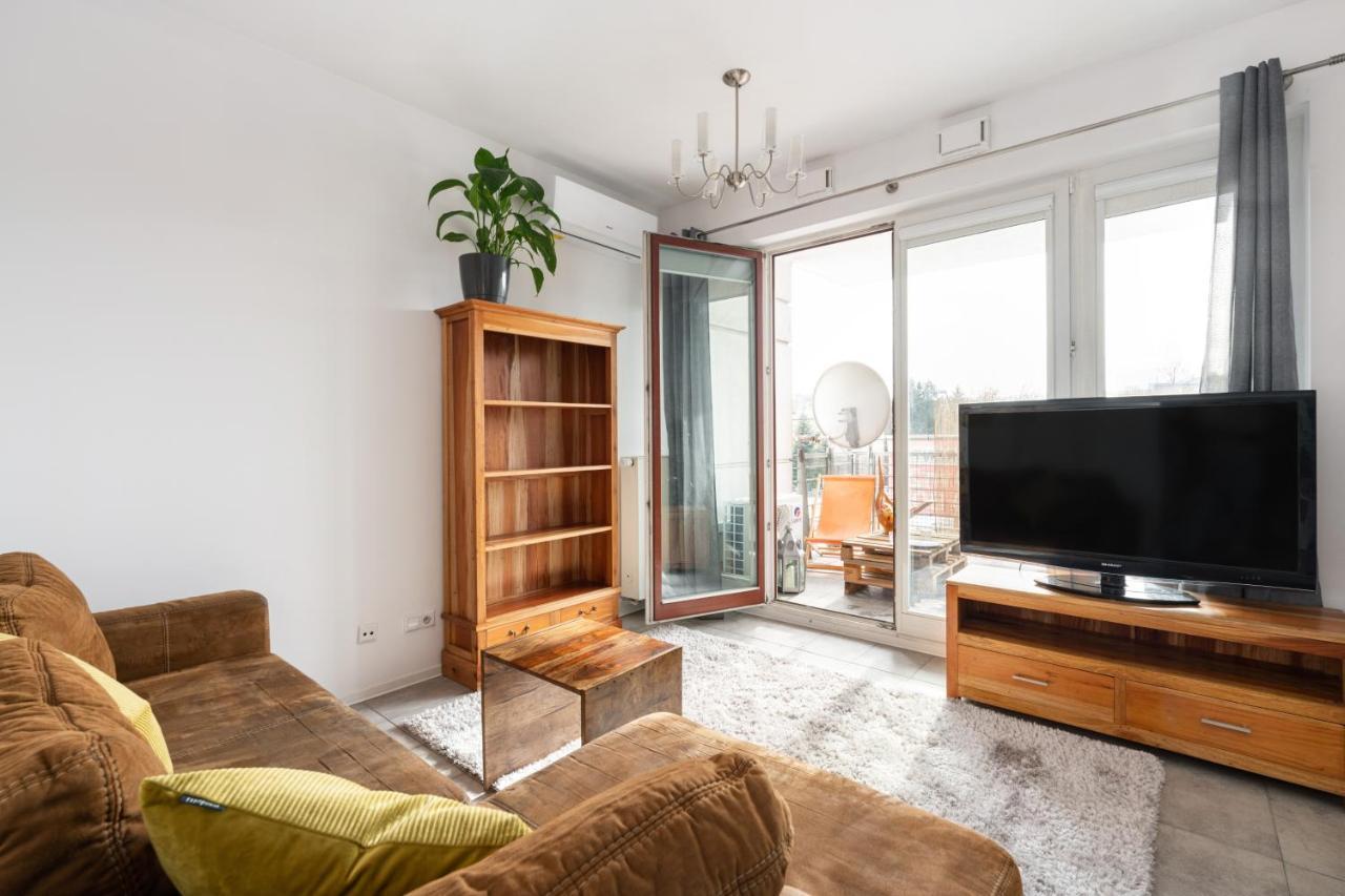 Superapart Wilanowska Apt 20 "Pet-Friendly 1Br Home With Patio Varşova Dış mekan fotoğraf